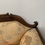 Empire style bench in mahogany and veneer, 19th century