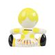 Vintage Italian Money Box Quadrifoglio Ceramic Doll Rag Doll Sixties