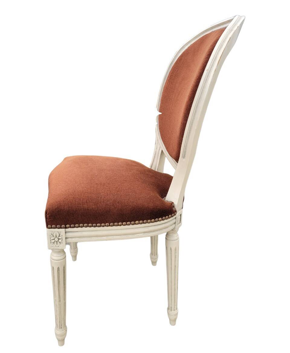 Chaise médaillon ancienne style Louis XVI
