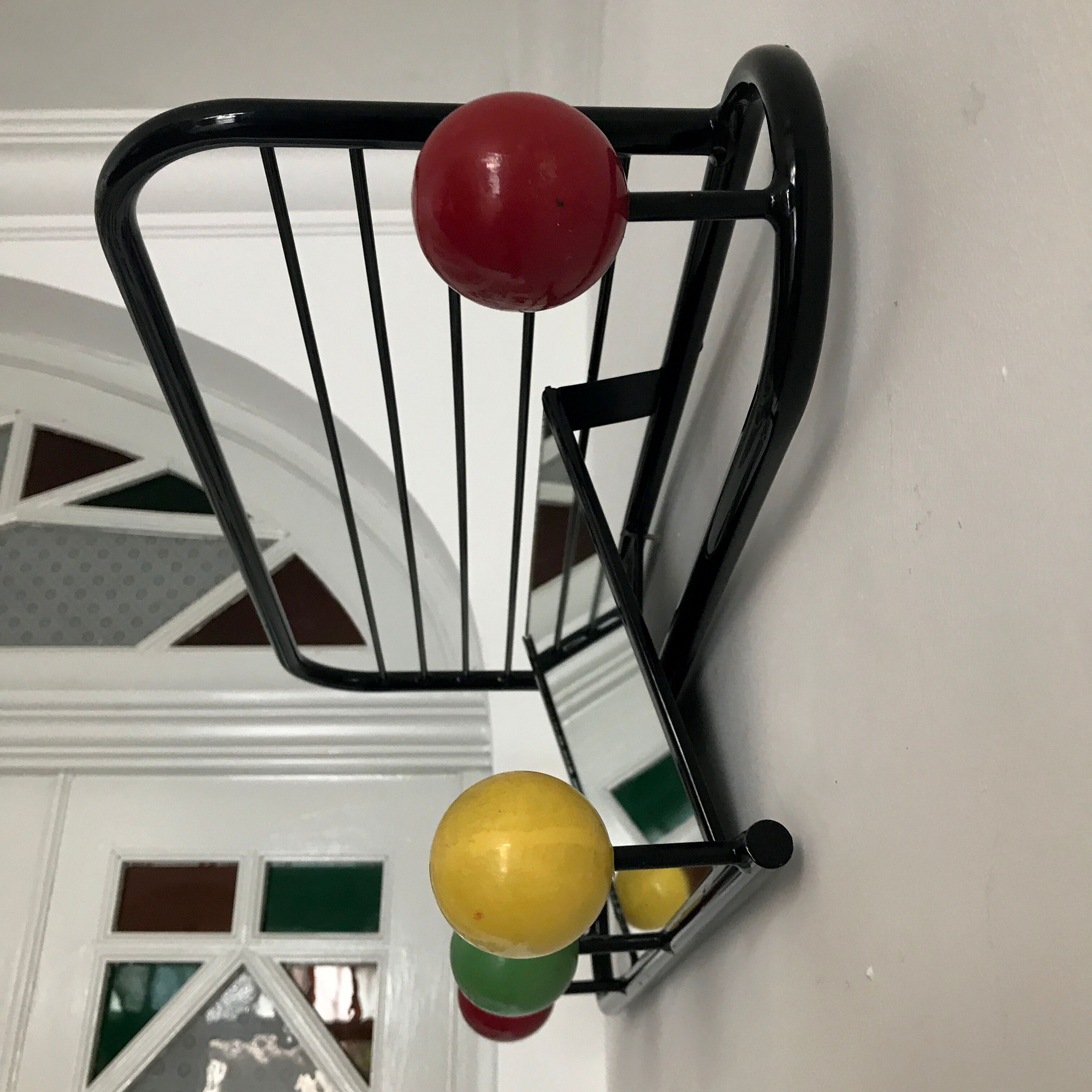 Coat rack vintage balls