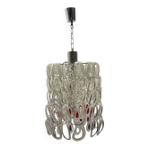 Grand lustre Murano Giogali Link par Mangiarotti Angelo 1970