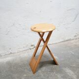 Vintage Suzy Folding High Stool by Adrian Reed for Princes Design Works