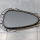 Brutalist antique mirror, sixties era.