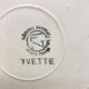 6 flat plates, FN Givors – France. Model Yvette.