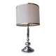 Lampe en métal chromé