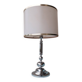 Lampe en métal chromé