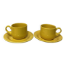 Tasse à café jaune