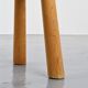 Solid pine stool, Charlotte Perriand 1960s