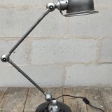 Jielde lamp two arms graphite patina industrial workshop lamp