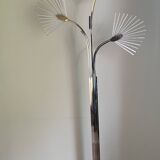 Chrome halogen floor lamp