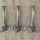 Series of 3 hooks from the 50s-60s in cast aluminum