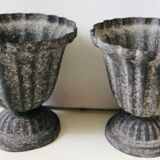 Lot 2 pots zinc