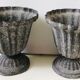 Lot 2 pots zinc