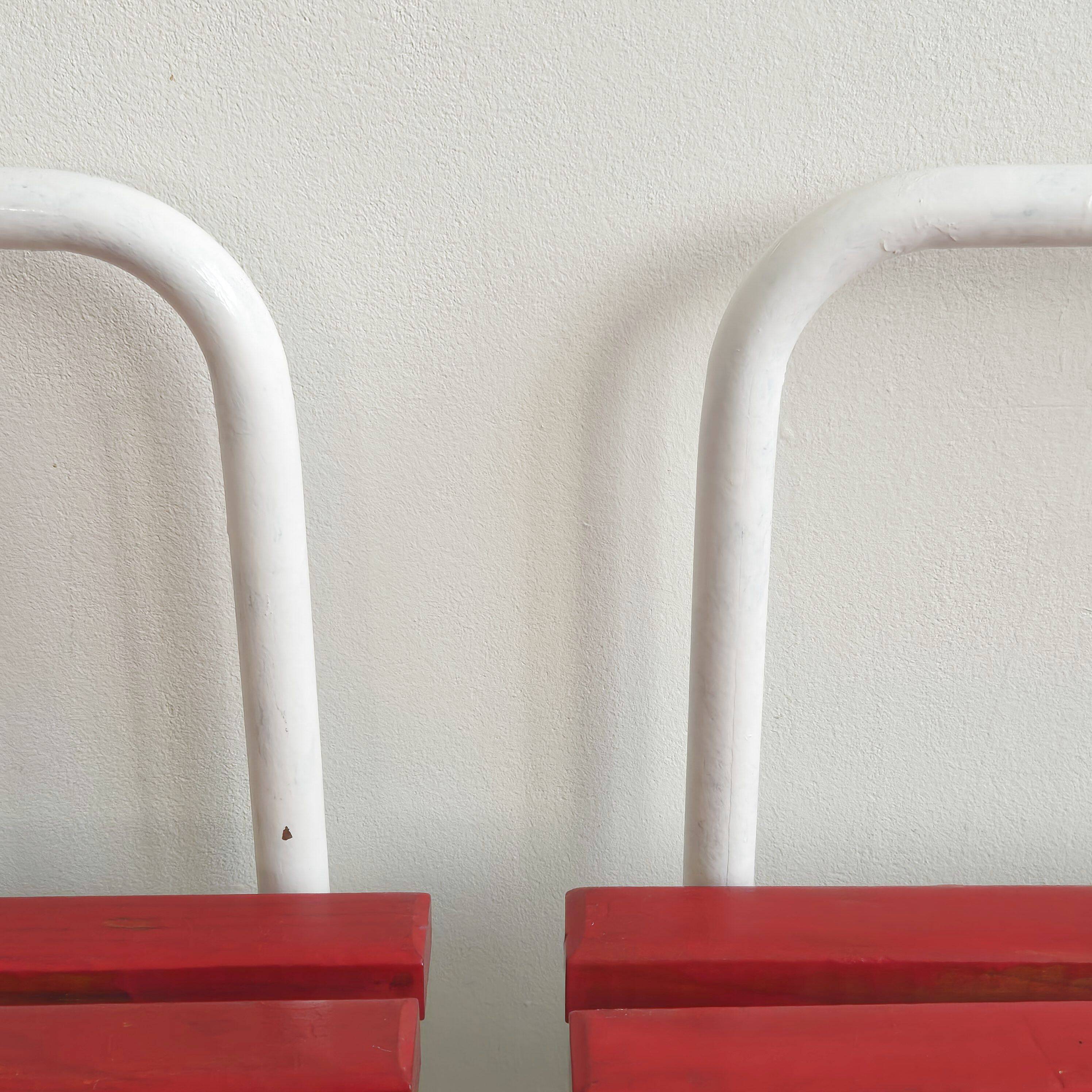 Paire de porte-bagages Charlotte Perriand les Arcs 1960