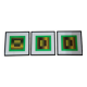 Triptyque Vintage Art Optique - Victor Vasarely - Cadres 40x40cm