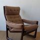 Genega Møbler leather armchair, Denmark, 1960s.