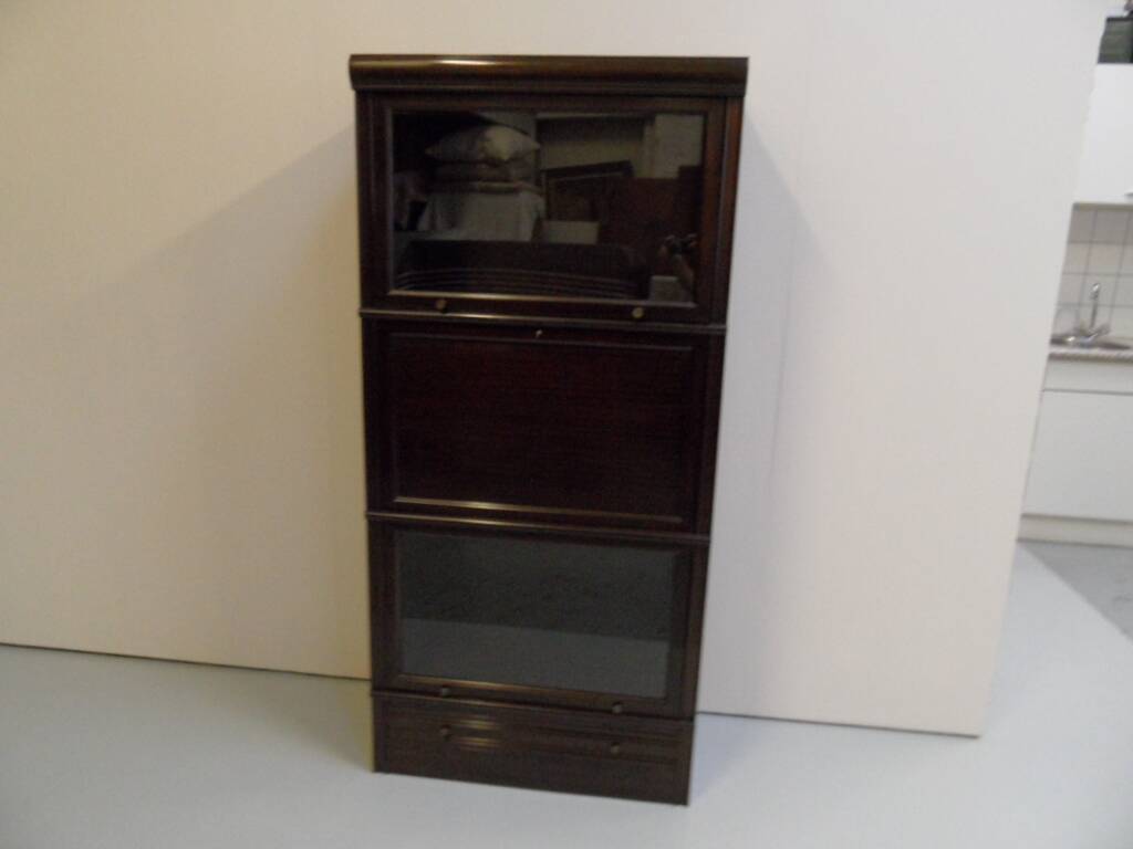 Vintage mahogany stackable bookcase 1960's