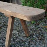 19th century oak farm bench