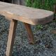 19th century oak farm bench