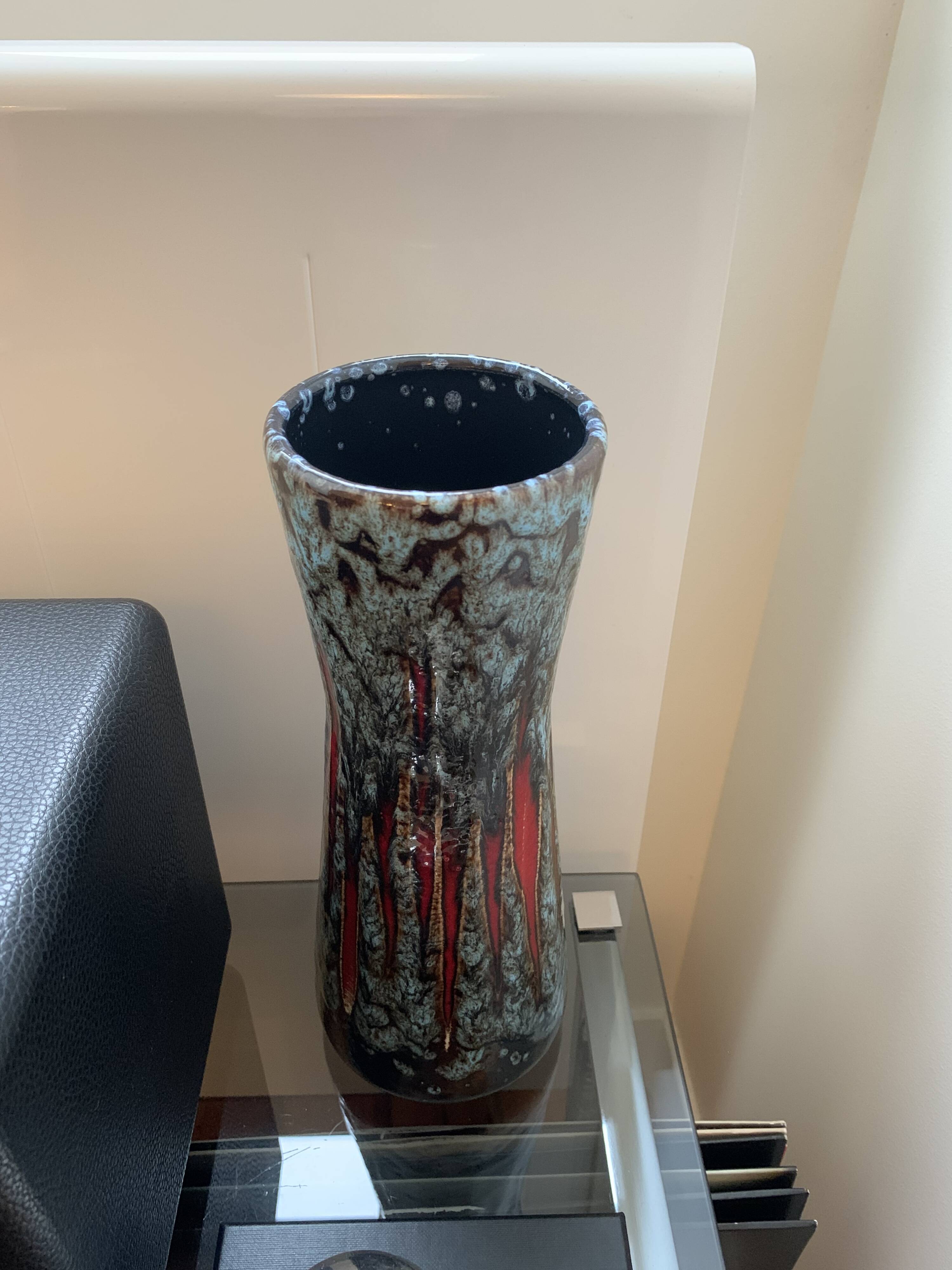 Vintage West Germany Fat Lava Vase