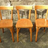 Set of 6 Baumann bistro chairs n° 18