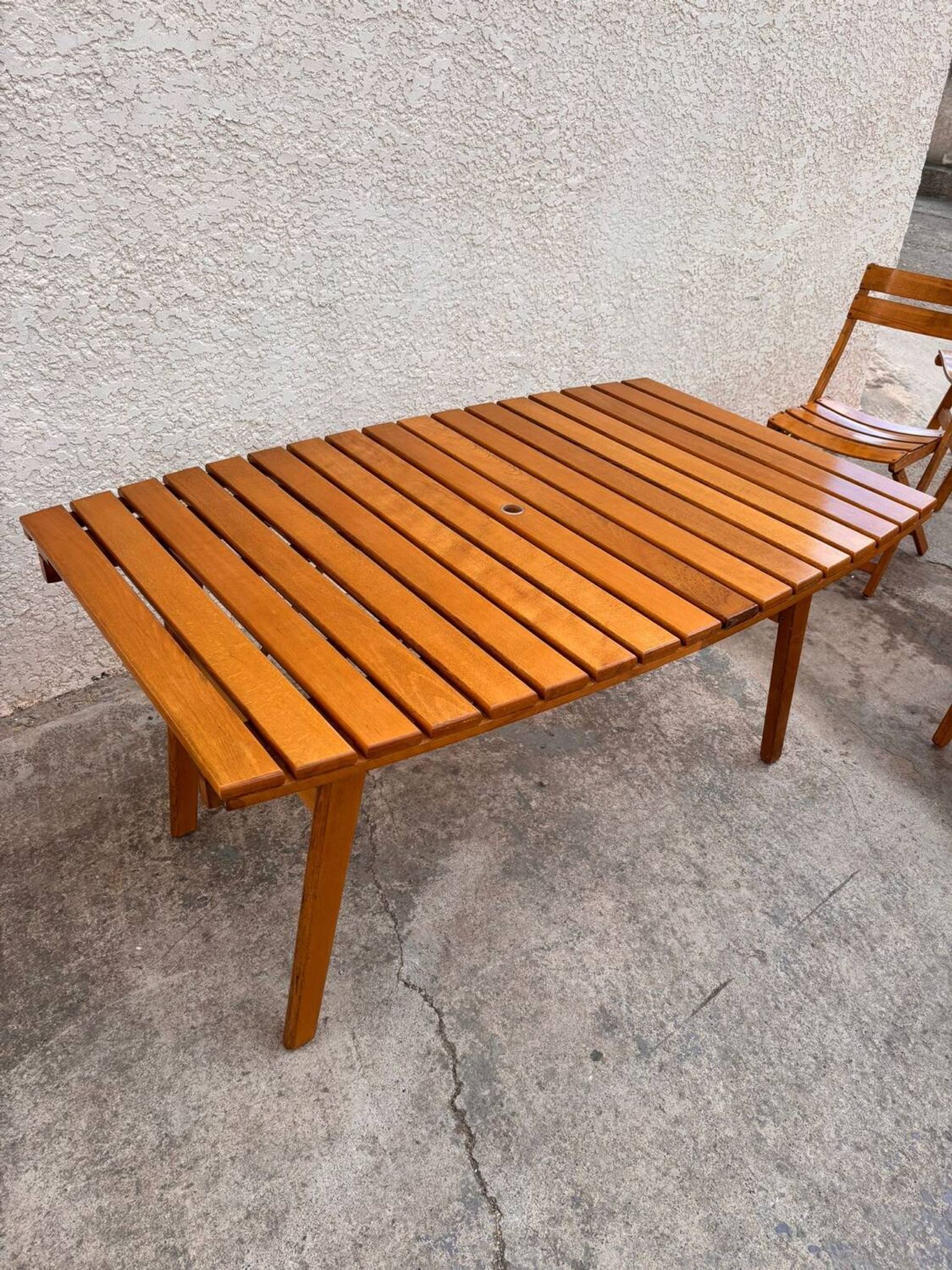 Salon de jardin sodibois en bois ( orme )