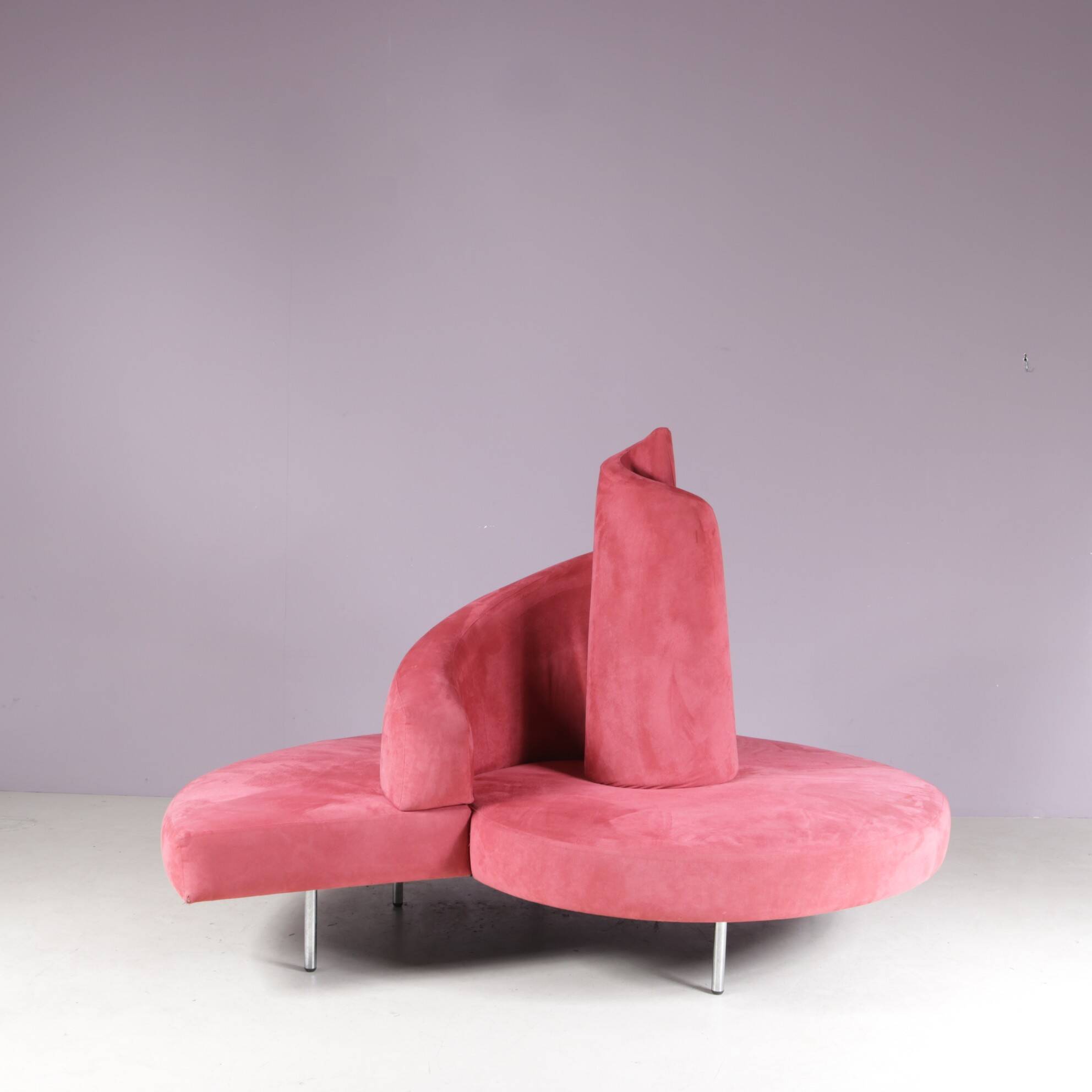 Canapé rond Tatlin des années 1980 par Edra Italie