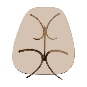 Table  ovale en verre