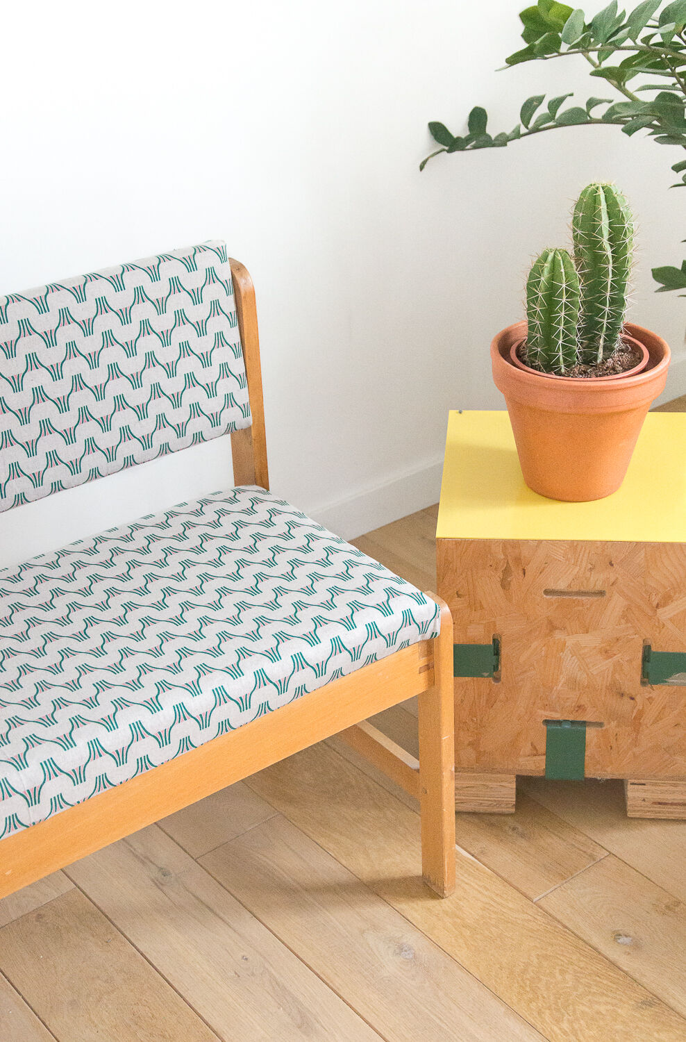 Wooden vintage bench