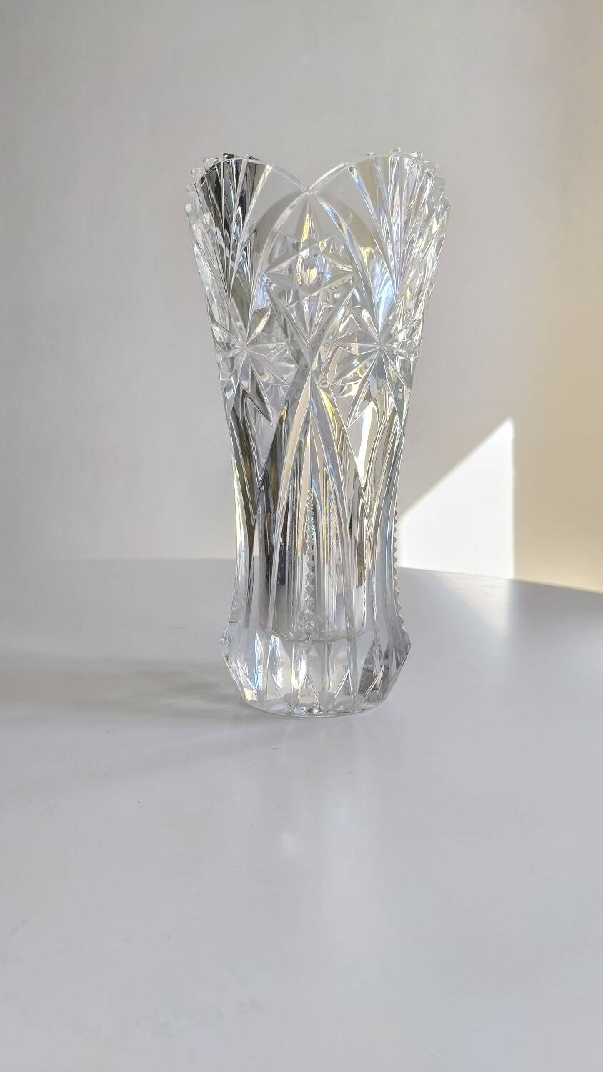 Vintage Vincennes vase by Cristal D'Arques Durand in crystal