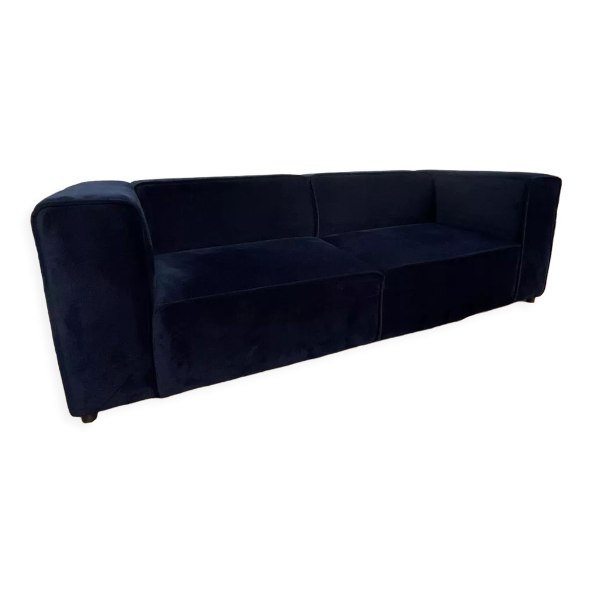 Navy velvet sofa Carmo by Bo Concept