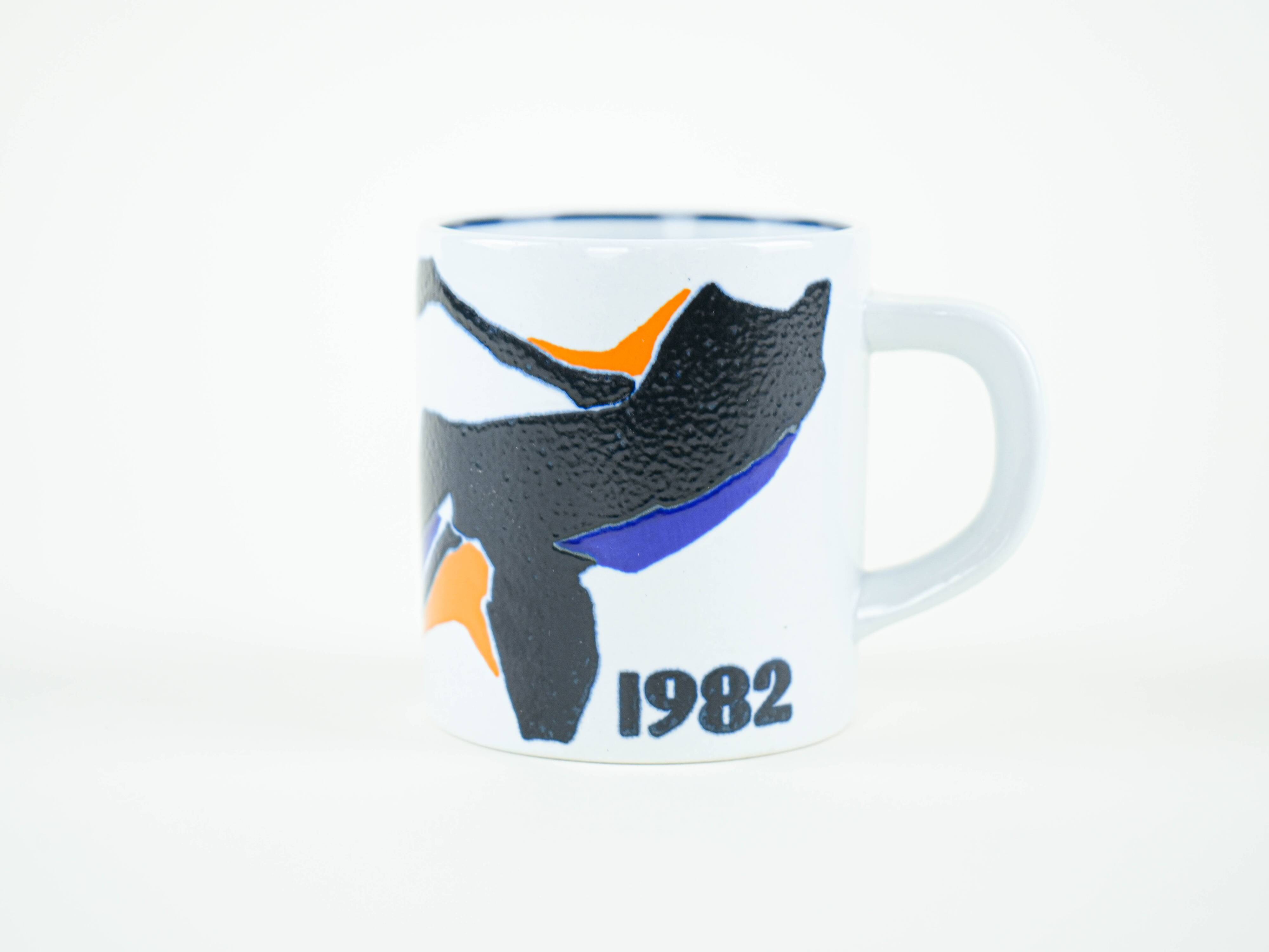 Porcelain mug, Danish design, 1982, designer: Inge-Lise Koefoed, manufactur