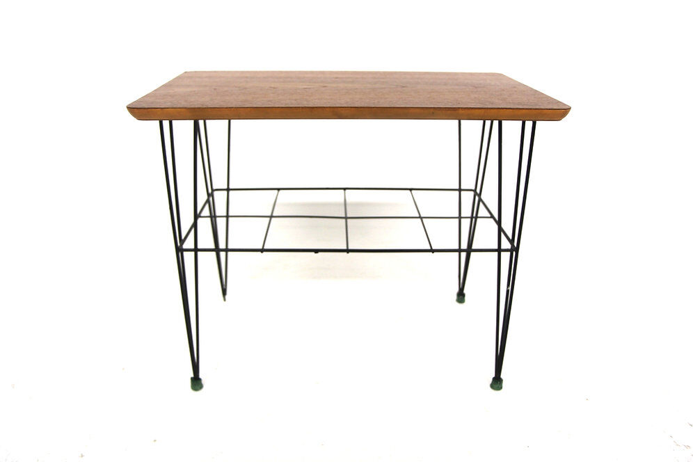 "Stringbord" teak side table, Sweden, 1950