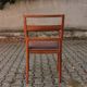 Vintage Scandinavian armchair wood fabric 60's