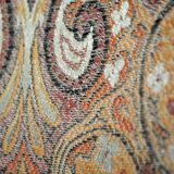 Pair of toad chairs, paisley fabric