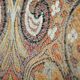 Paire de fauteuils crapauds tissu paisley