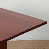 High wooden table, French craftsmanship from the 1940s.