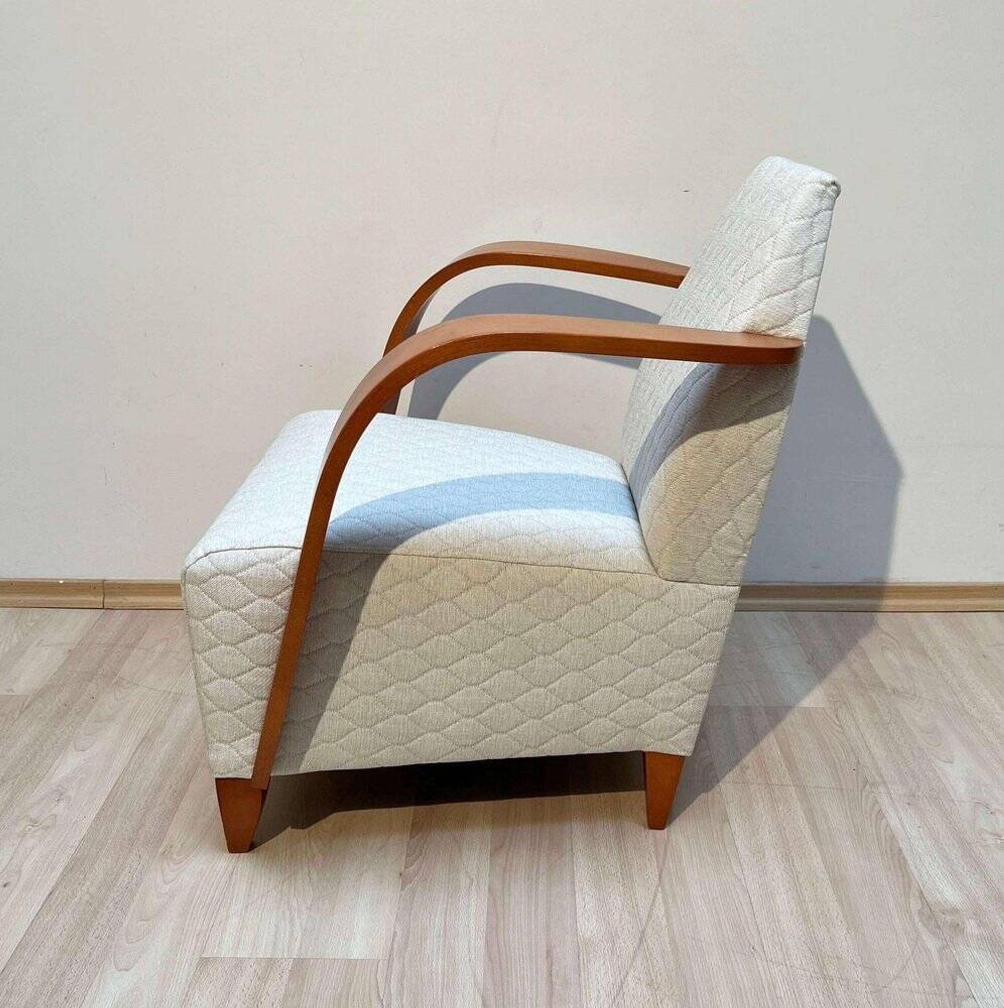 Spanish Club Chair in Beech and Plywood, 1990s