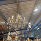 Lustre 12 feux pampilles