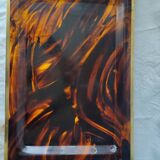 Lucite plexiglass tray in tortoiseshell style