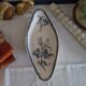 Old small ironstone dish Sarreguemines U&C