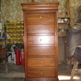 Solid walnut chest of drawers