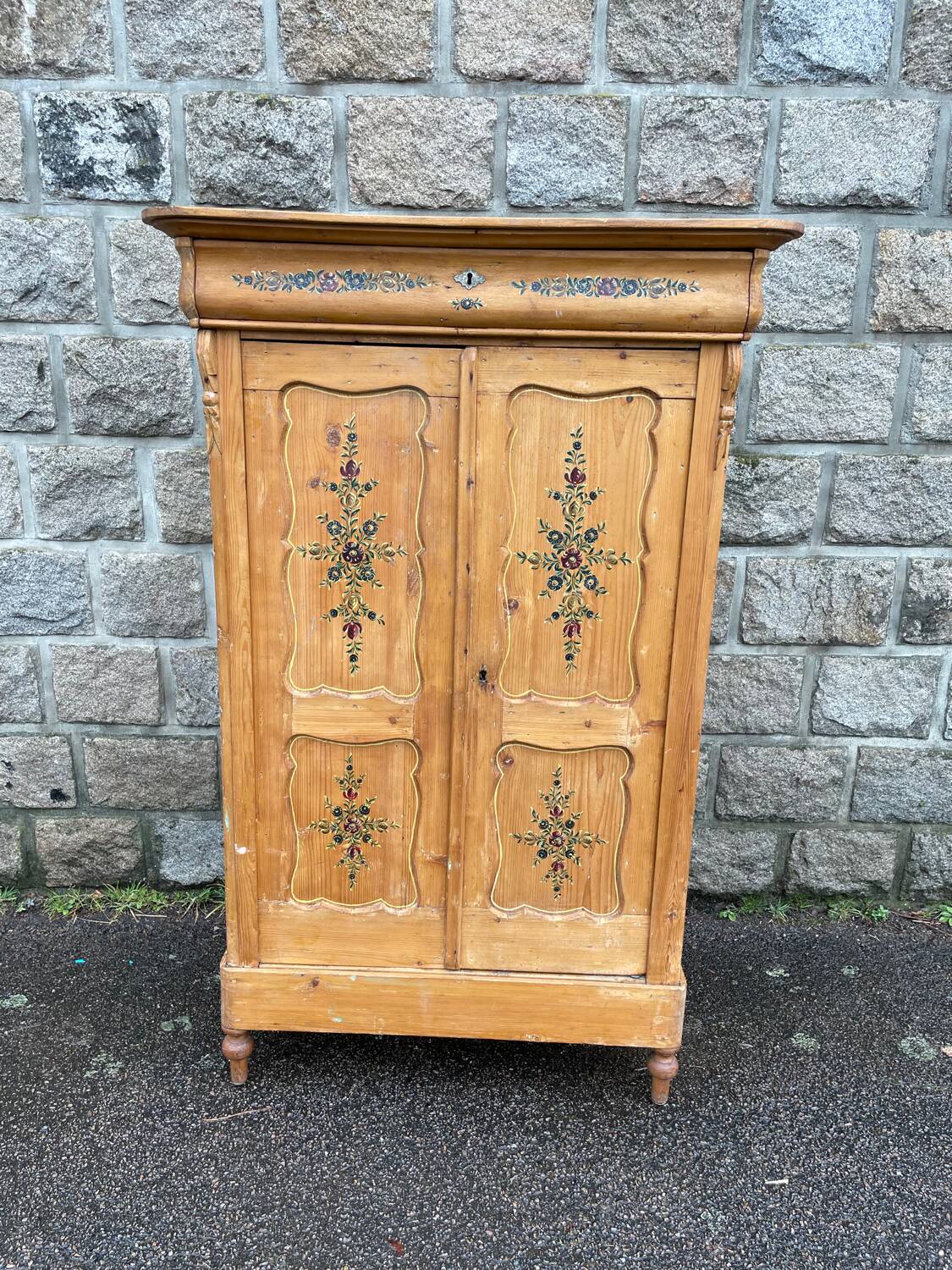 Dutch pine cabinet