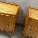 Pair of 1950 bedside tables