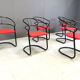 Post modern dining chairs, 1980s