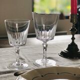 Crystal wine glasses