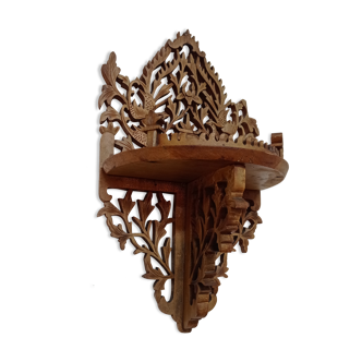 Small wooden wall shelf