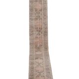 Vintage Turkish Oushak Rug Handwoven 67x692 cm