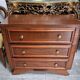 Art Deco commode in mahogany and stained wood