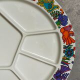 Three vintage Acapulco fondue plates